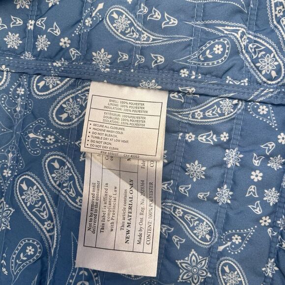 Ariat Ashley Vest Jacket Womens Size M Blue Quilted Lightweight Western Riding - Picture 5 of 7